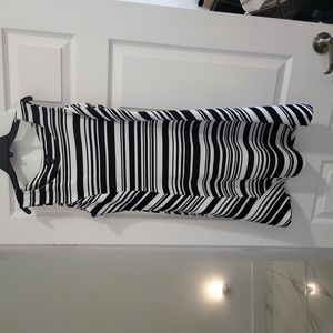 New women's striped dress